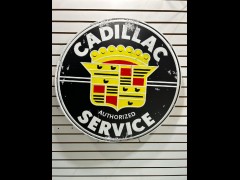 BUY CADILLAC SERVICE MEMORBILIA 2026 ALUMINUM SIGN, i-44autoauction