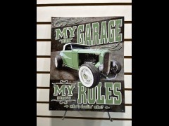BUY MY GARAGE MEMORBILIA 2026 ALUMINUM SIGN, i-44autoauction